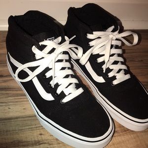 Black high top vans